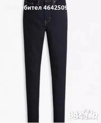 Оригинални Дамски Дънки Levi's Strauss High-Rise Skinny 721 Дънки Сини, снимка 6 - Дънки - 52420648