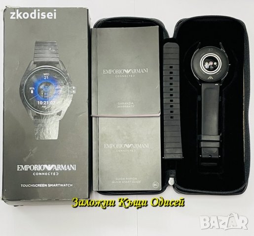 SMART WATCH EMPORIO ARMANI ART5017 С КУТИЯ И ЗАРЯДНО, снимка 2 - Смарт часовници - 33174444