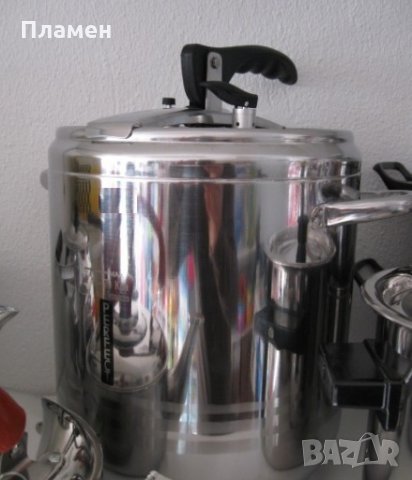 Тенджера под налягане херметическа 9 литра, двойно дъно ! 	, снимка 4 - Съдове за готвене - 35387828