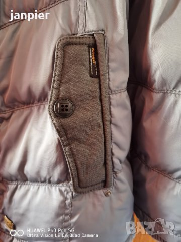 Дамско оригинално яке "Khujo"XL цвят опушено синьо. Перфектно!!! , снимка 13 - Якета - 38360101