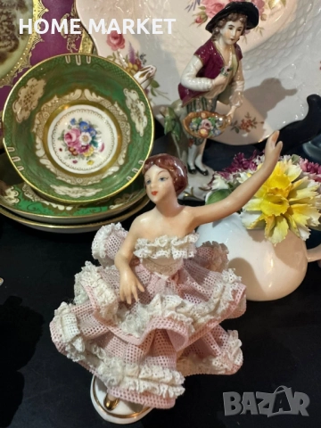 Dresden Lace Germany - “Балерината” немско великолепие и класа, синеока, красива 