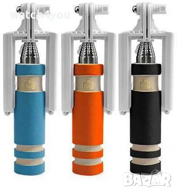 НОВ SELFIE STICK (СЕЛФИ СТИК) РАБОТИ СЪС ВСИЧКИ ANDROID И IPHONE. СЕЛФИ СТИКОВЕ, снимка 2 - Селфи стикове, аксесоари - 13875066