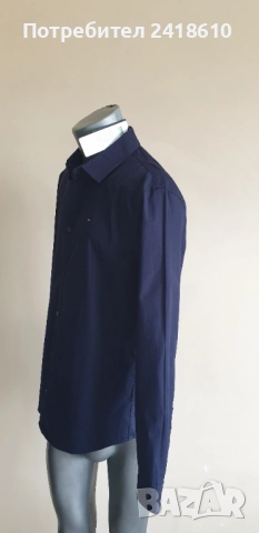 Tommy Hilfiger Stretch  Cotton Slim Fit Mens Size L НОВО! ОРИГИНАЛ! Мъжка Риза!, снимка 6 - Ризи - 51879944
