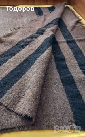 Домашно тъкано одеало одеяло от чиста вълна, неупотребявано, снимка 1 - Олекотени завивки и одеяла - 29337014
