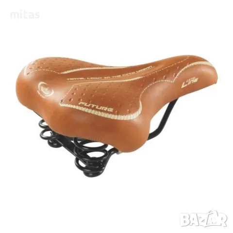 Седалка за велосипед Selle Monte Grappa Future , Кафява, Made in ITALY, снимка 2 - Аксесоари за велосипеди - 49703179