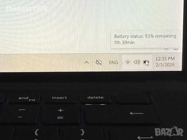 Dell Precision 5570`i9-12900H/RTX A2000/32GB DDR5/512GB NVMe/WUXGA 500 Nits/Бат 12ч, снимка 10 - Лаптопи за работа - 53374043