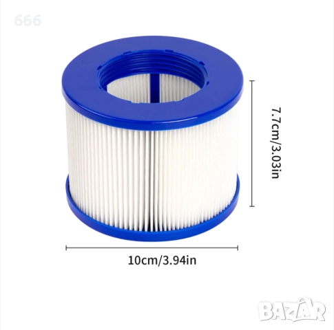 8-Бр  Филтърен патрон за басейн, външен диаметър 10 см, вътрешен диаметър 5 см, снимка 3 - Басейни и аксесоари - 52875828