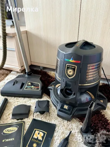 Почистваща ПРОФЕСИОНАЛНА система Rainbow E2 TYPE 23p GOLD EDITION Сервизирана с чисто нов мотор !, снимка 2 - Прахосмукачки - 50304007