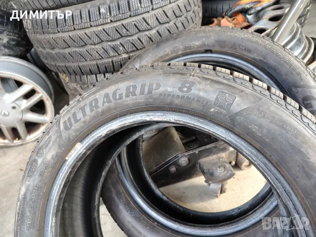 2бр.зимни гуми GOOD YEAR 195/55/16 87H DOT 2722, снимка 6 - Гуми и джанти - 49290140