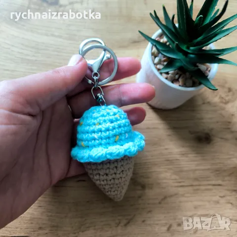Ключодържател/украшение за чанта Сладолед, снимка 5 - Други - 40732202