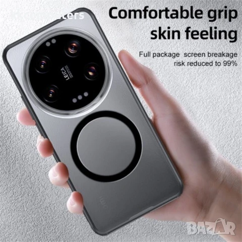 Xiaomi 15 Ultra TPU MagSafe Удароустойчив Калъф и Протектор, снимка 5 - Калъфи, кейсове - 50780533
