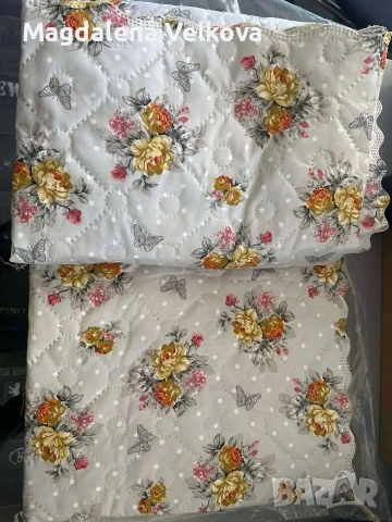 Капитонирано шалте , снимка 17 - Покривки за легло - 53310709