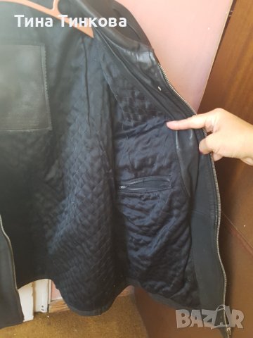 Мъжко кожено яке естествена кожа, снимка 3 - Якета - 38251332