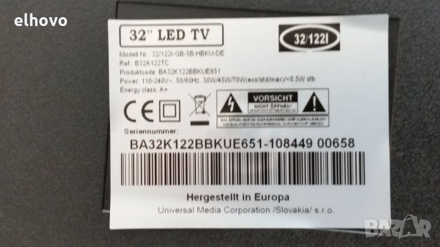 Телевизор Blaupunkt B32A122TC 32'' LED TV, снимка 6 - Телевизори - 27853383