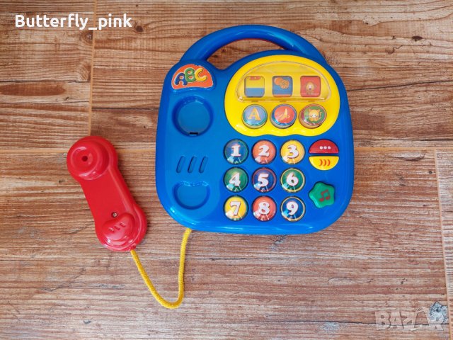 Интерактивен телефон на марката Simba, снимка 2 - Музикални играчки - 43596877