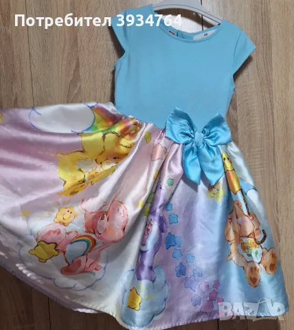 Детска рокля Грижовните мечета H&M, снимка 2 - Детски рокли и поли - 49964125