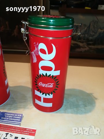 coca cola 2бр метални кутии за колекция 2107211131, снимка 6 - Колекции - 33583643