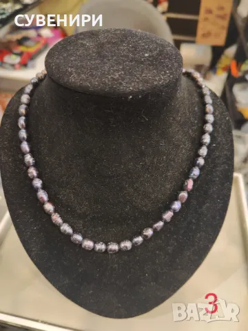 Колиета от естествени перли , снимка 4 - Колиета, медальони, синджири - 49614533