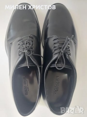 GIORGIO ARMANI-100% Оригинал Естествена кожа-като нови-№43,5, снимка 8 - Официални обувки - 50300156