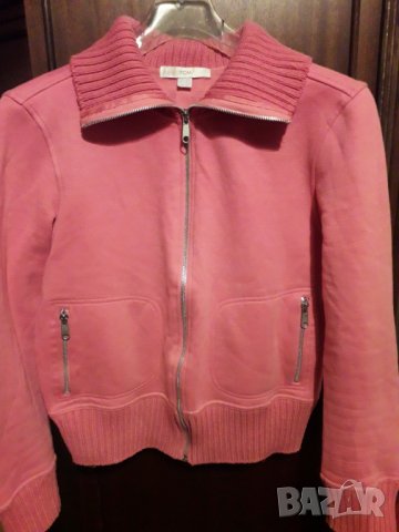 Дамска памучна жилетка с цип