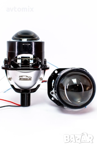 LED Лупи за вграждане 2.5 инча 45W 7000LM 2 бр к-т къси и дълги, снимка 2 - Аксесоари и консумативи - 51808102