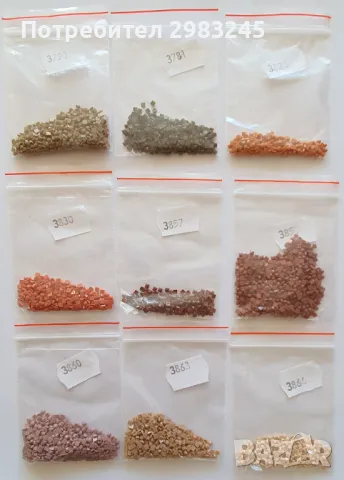 Комплект квадратни мъниста за диамантени гоблени , снимка 9 - Гоблени - 47910432