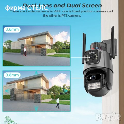 Камера за сигурност STELS SL79, IP Wi-Fi, Ethernet, Датчик за движение, снимка 8 - IP камери - 44044382