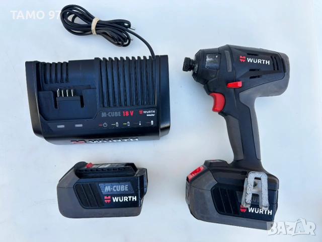 Wurth ASS 18-1/4'' Compact M-Cube - Безчетков импакт 2x18V 4.0Ah