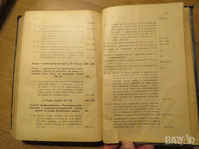 Ръководство за изучаване на вехтозаветнитъ законоположителни книги 1935г, Царство България закон, снимка 9 - Антикварни и старинни предмети - 28400587