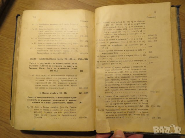 Ръководство за изучаване на вехтозаветнитъ законоположителни книги 1935г, Царство България, снимка 9 - Антикварни и старинни предмети - 28400587