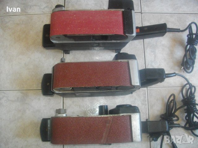 950 Вата-Немски Лентов Шлайф-Голям-Отличен-Black Decker BD85/King Craft KBS950N-Регулация, снимка 2 - Други инструменти - 37376643