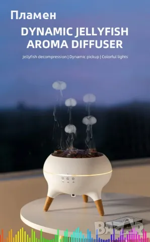 Арома дифузер Jellyfish , снимка 10 - Други стоки за дома - 48713882