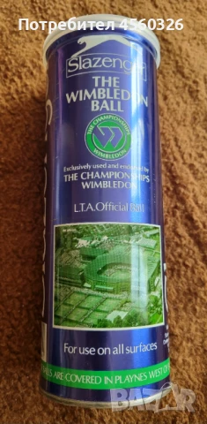 Топки за тенис за колекция Slazenger Champions Wimbledon, снимка 2 - Колекции - 51392778