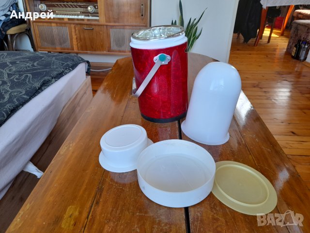 Стар термос,термокутия, снимка 3 - Антикварни и старинни предмети - 37665698