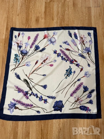 Elie Saab нов оригинален копринен шал, снимка 3 - Шалове - 53258916