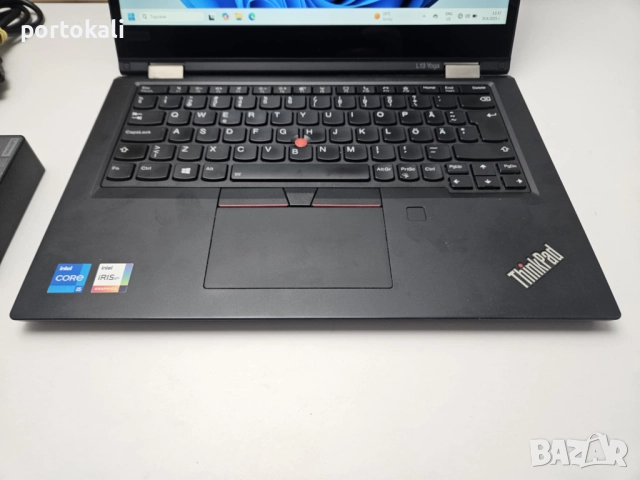 +Гаранция! Тъч! 2в1 Лаптоп Таблет Lenovo L13 Yoga Gen 2 Intel Core i5-1135G7 / 8GB RAM / 256GB SSD, снимка 9 - Лаптопи за работа - 52534905