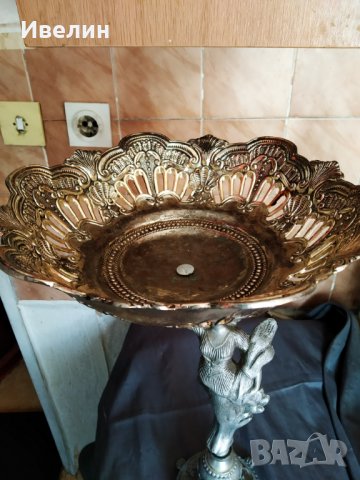 купа,фруктиера арт деко, снимка 5 - Антикварни и старинни предмети - 28713257