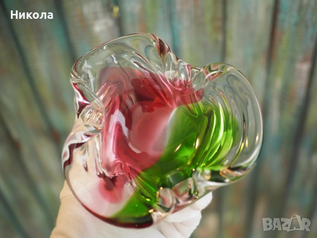 Луксозен пепелник за пури - Murano, Италия 1970г., снимка 3 - Други ценни предмети - 52353322