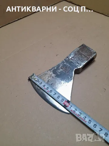 Стара Немска Брадва Топор 0.800кг. Номер 7., снимка 9 - Антикварни и старинни предмети - 48299999