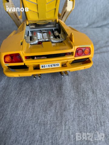 количка Bburago Lamborghini Diablo 1:18, снимка 5 - Колекции - 38976696