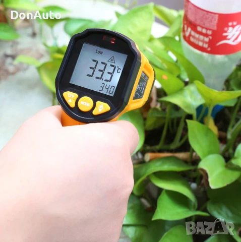 Безконтактен инфрачервен термометър, снимка 5 - Аксесоари и консумативи - 53129817