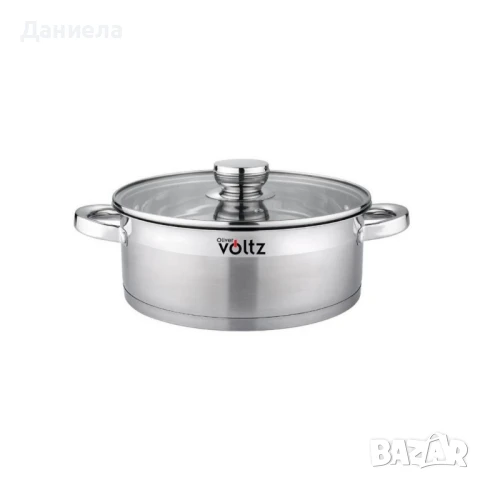 Тенджера Voltz Плитка, Индукция. Неръждаема стомана