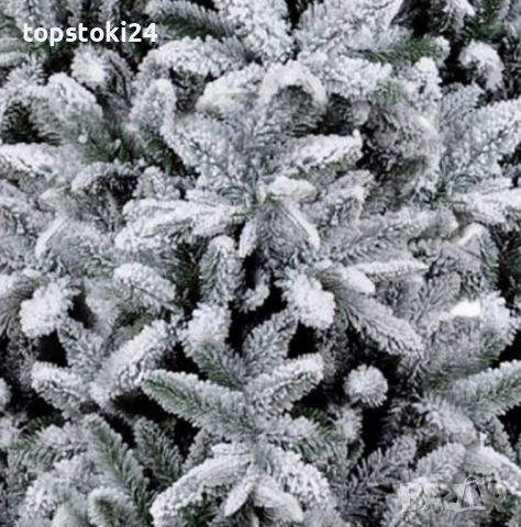 Изкуствена елха K r i n g Melbourne,  Цялата заснежена с метална стойка., снимка 8 - Други стоки за дома - 52352467