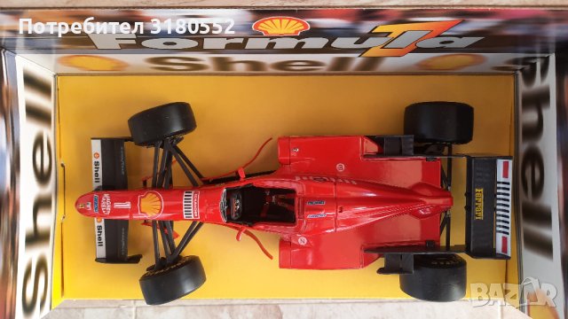 Ferrari F310 1996 М. Schumacher 1:20-колекционерски метален болид, снимка 4 - Колекции - 44094839