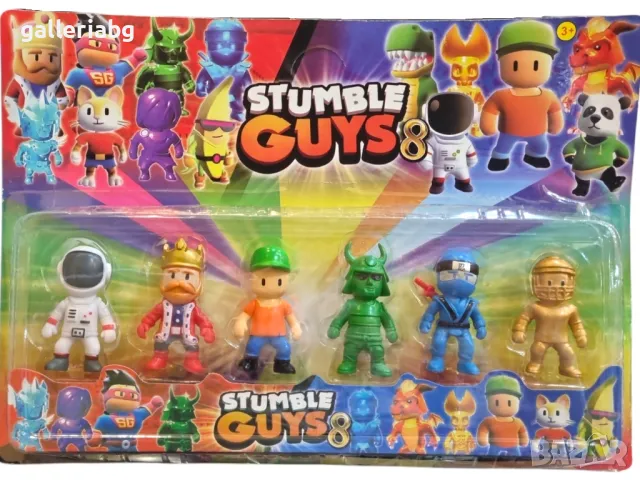 Комплект фигурки от играта Stumble Guys, снимка 1 - Фигурки - 48707379