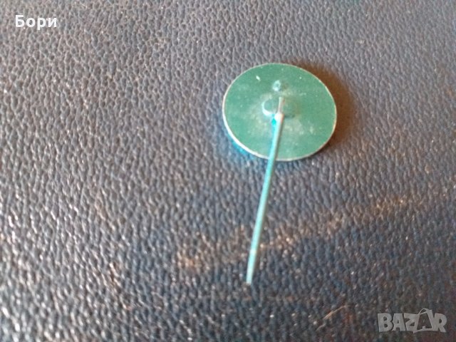 Значка ЧССР/SSM 30г комсомол Чехословакия синя, снимка 3 - Други ценни предмети - 28470260