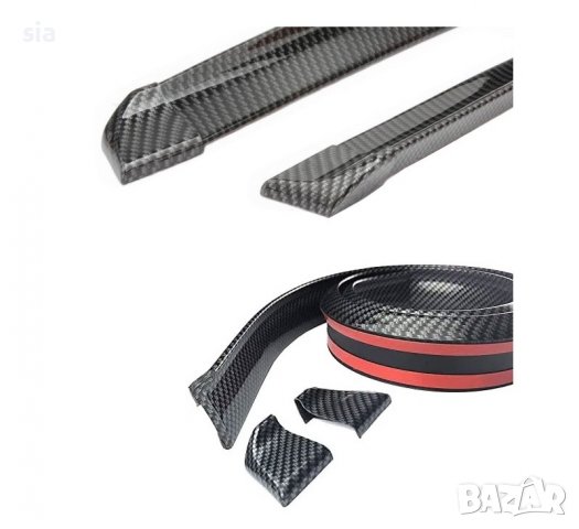 Лайсна за багажник, Декорация, Спойлер за заден капак, карбон, 155см, снимка 2 - Аксесоари и консумативи - 37583486