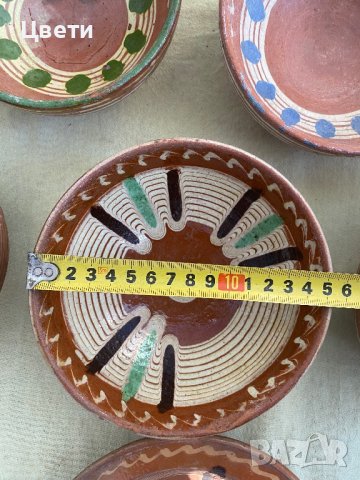 Стари керамични купички - 9 броя , снимка 9 - Антикварни и старинни предмети - 43923643