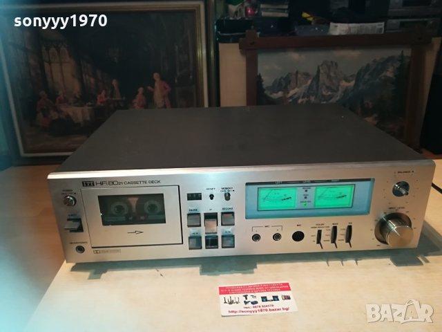 ITT 8021 HIFI DECK ВНОС GERMANY 1704211736, снимка 2 - Декове - 32584377