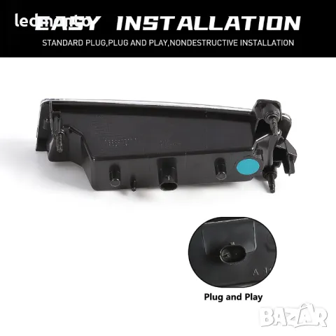 Дневни Светлини LED DRL за Mercedes ML, GL, GLK (W164, X164, X204) – 2008–2013, снимка 3 - Части - 50397558